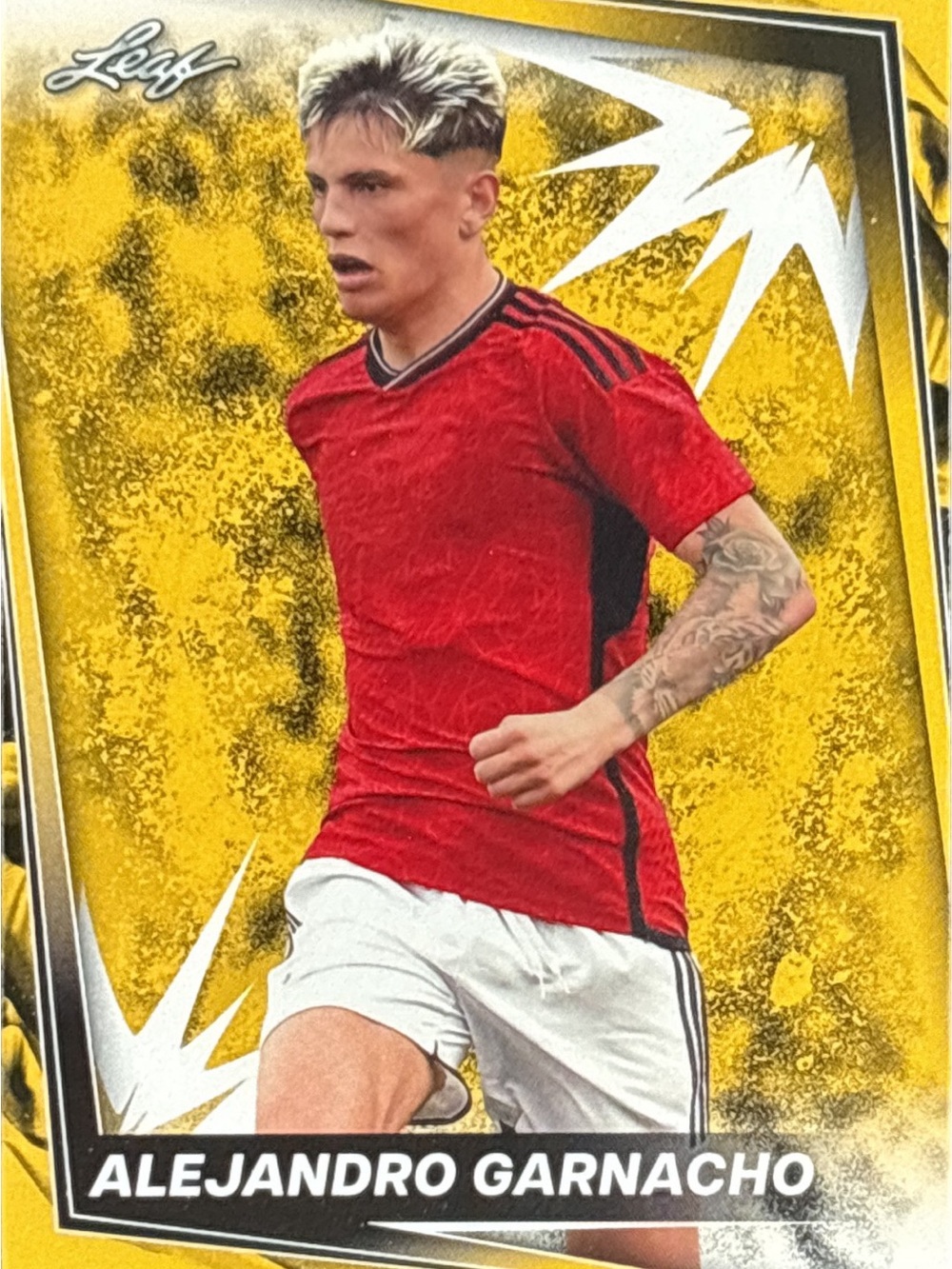 Leaf Alejandro Garnacho Soccer Trading Card